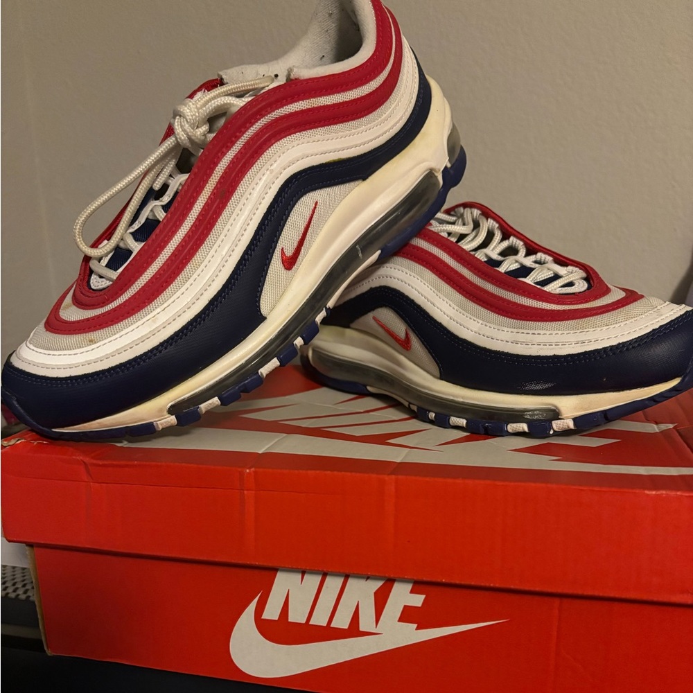 Nike Air Max 97 Red White Navy Sneakers